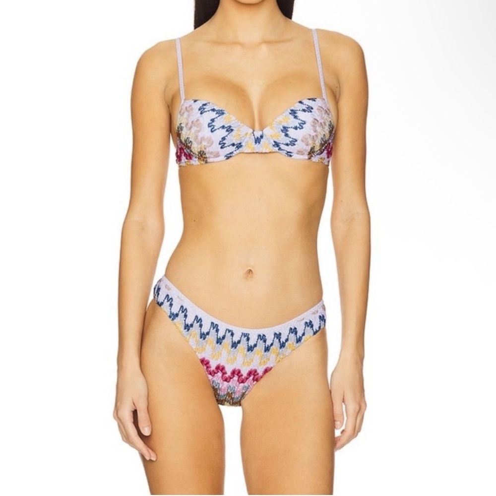 NWT Missoni chevron Bikini set sz IT 38/2